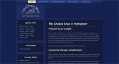 Desktop Screenshot of cheeseshop-nottingham.co.uk