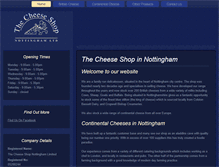 Tablet Screenshot of cheeseshop-nottingham.co.uk